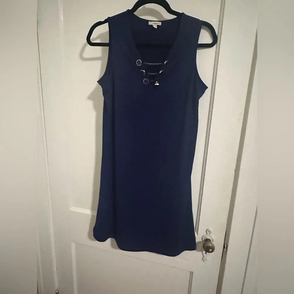 Haani Womens‎ Sze M Dress Gold Buttons Lightweight - Picture 1 of 4